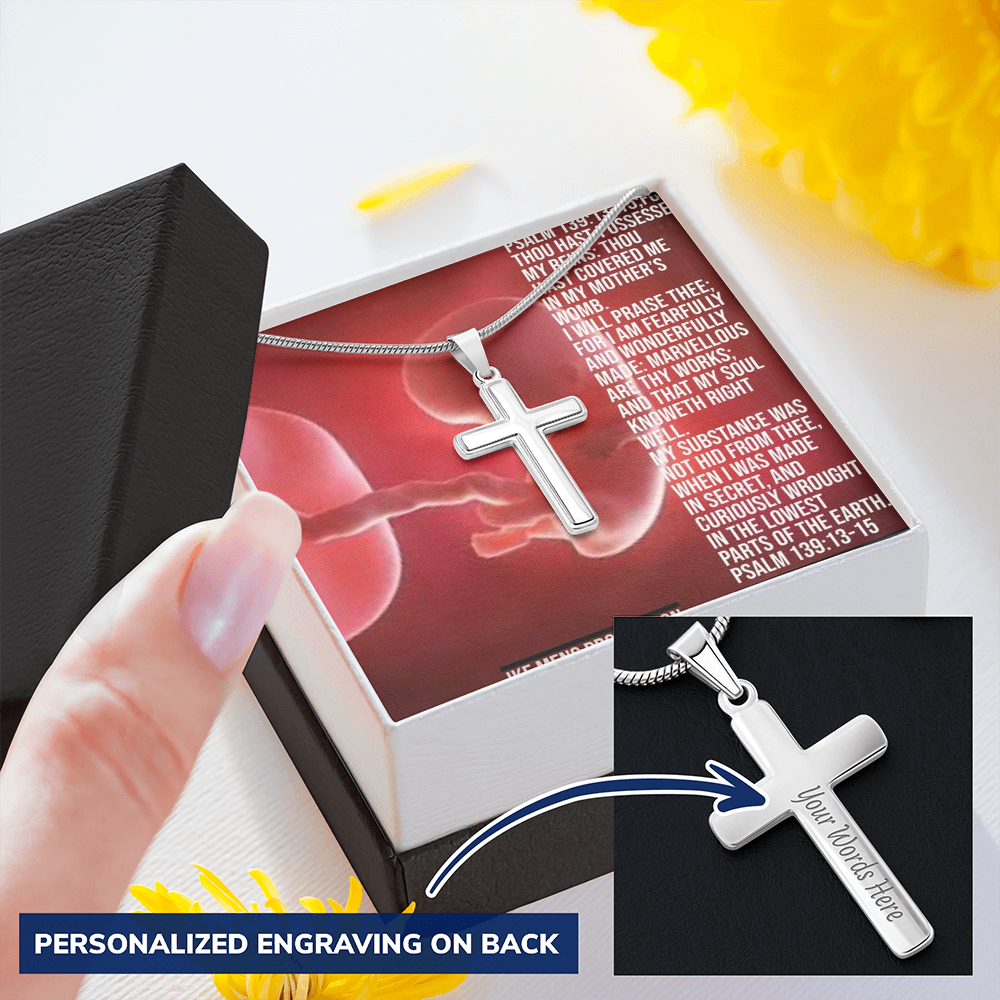 PSALM 139:13-15 CROSS