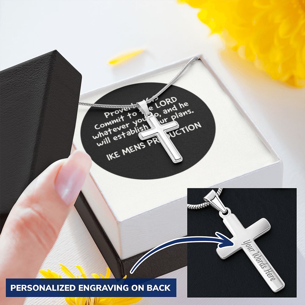 CROSS NECKLACE IN PROVERBS