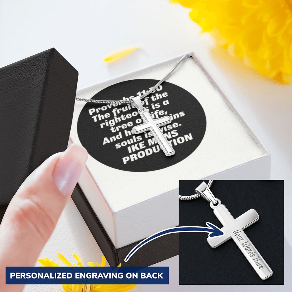 CROSS NECKLACE IN PROVERBS