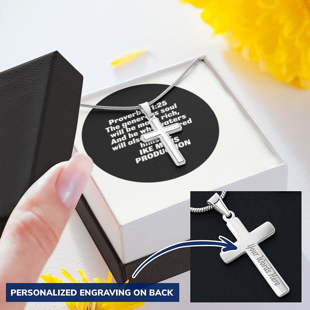 CROSS NECKLACE IN PROVERBS