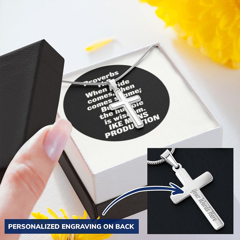 CROSS NECKLACE IN PROVERBS