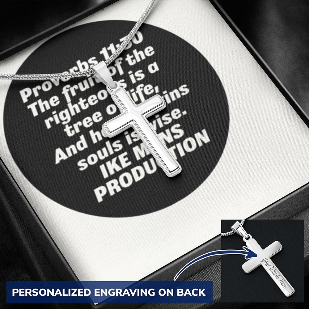 CROSS NECKLACE IN PROVERBS