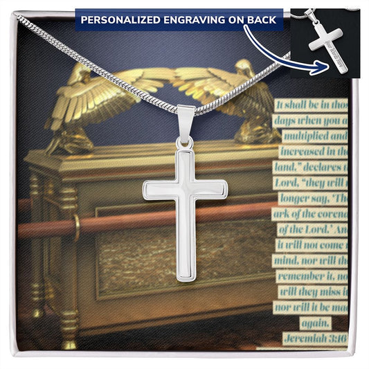 CROSS NECKLACE WITH ARK OF THE COVENANT