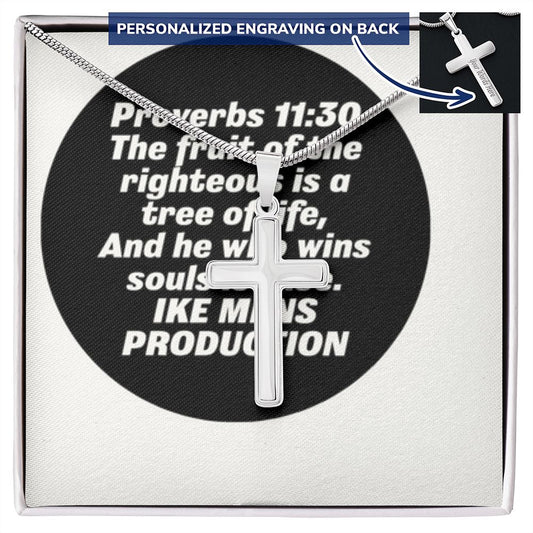 CROSS NECKLACE IN PROVERBS