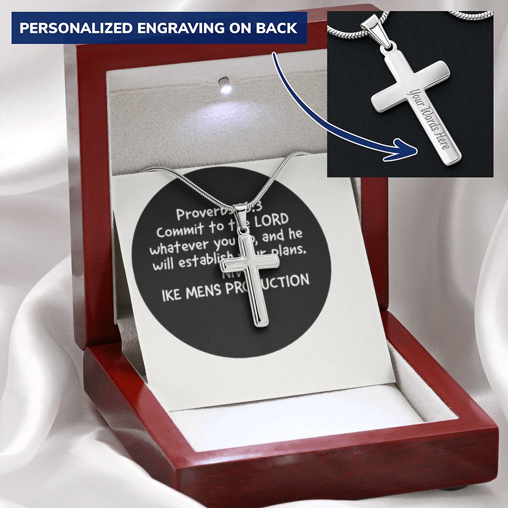 CROSS NECKLACE IN PROVERBS