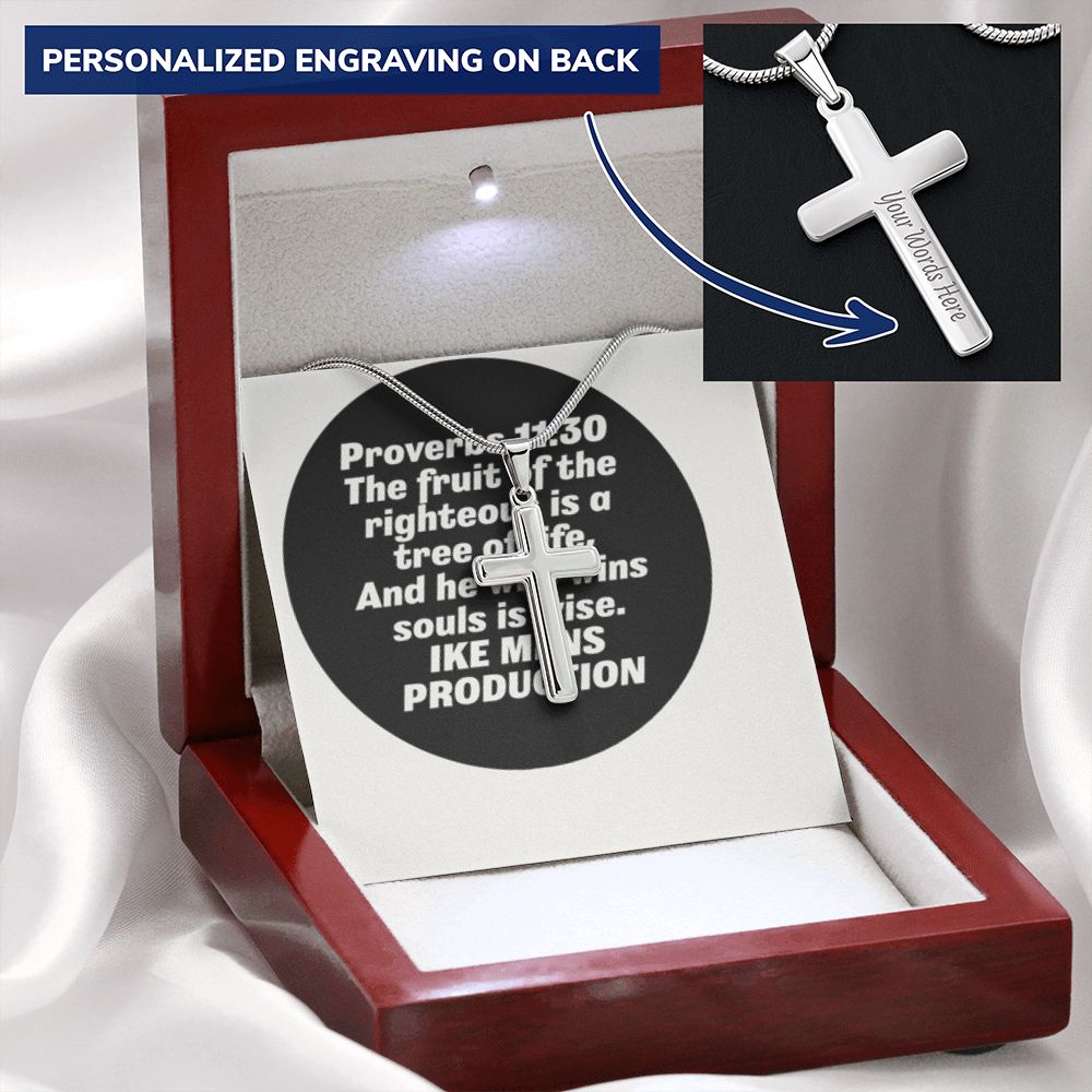 CROSS NECKLACE IN PROVERBS