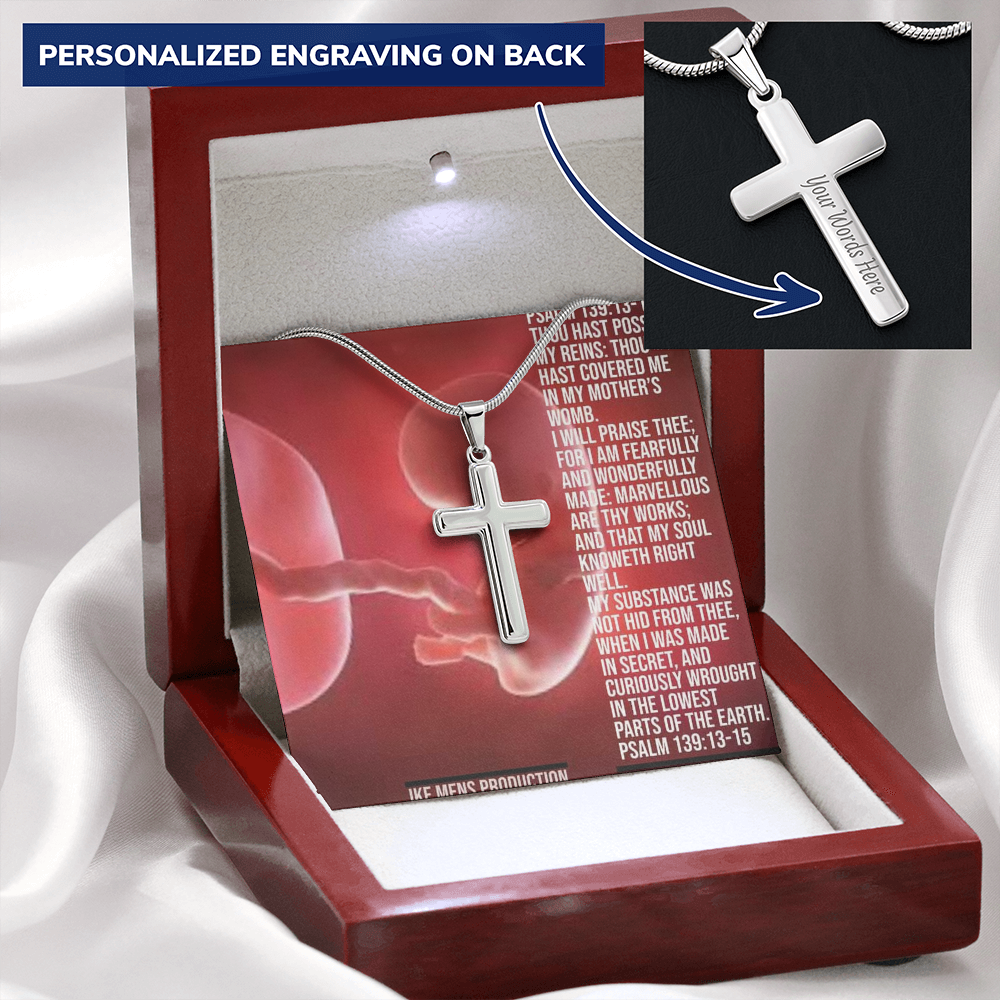 PSALM 139:13-15 CROSS