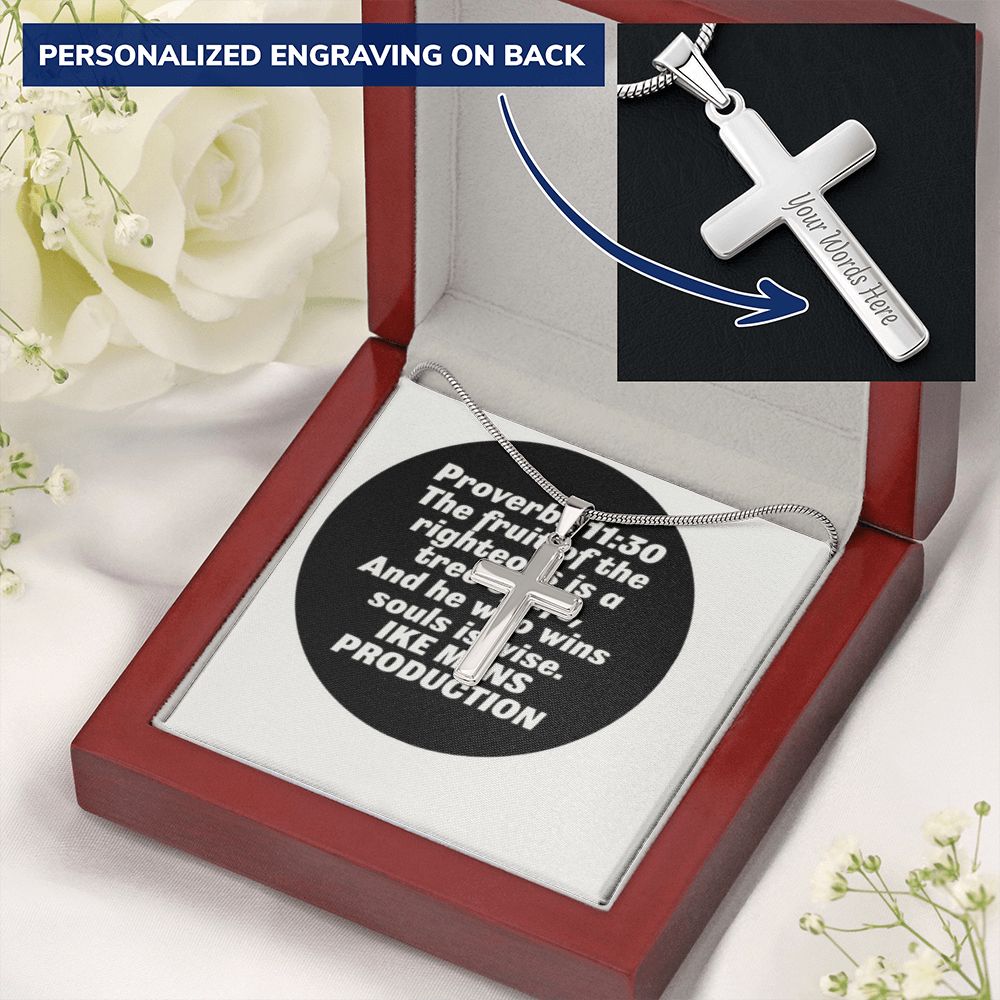 CROSS NECKLACE IN PROVERBS