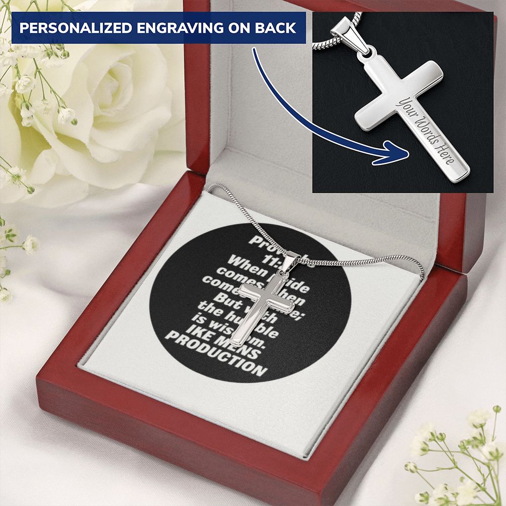 CROSS NECKLACE IN PROVERBS