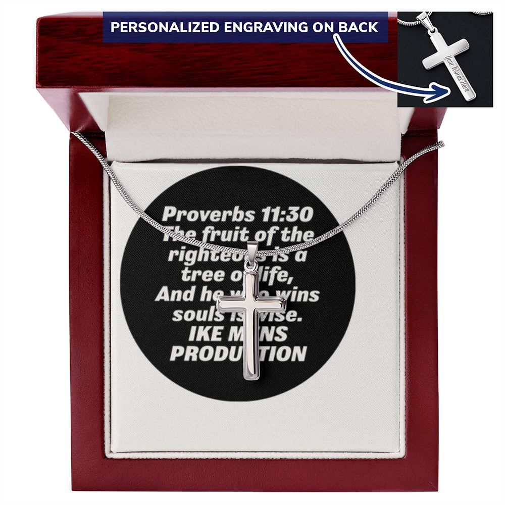 CROSS NECKLACE IN PROVERBS