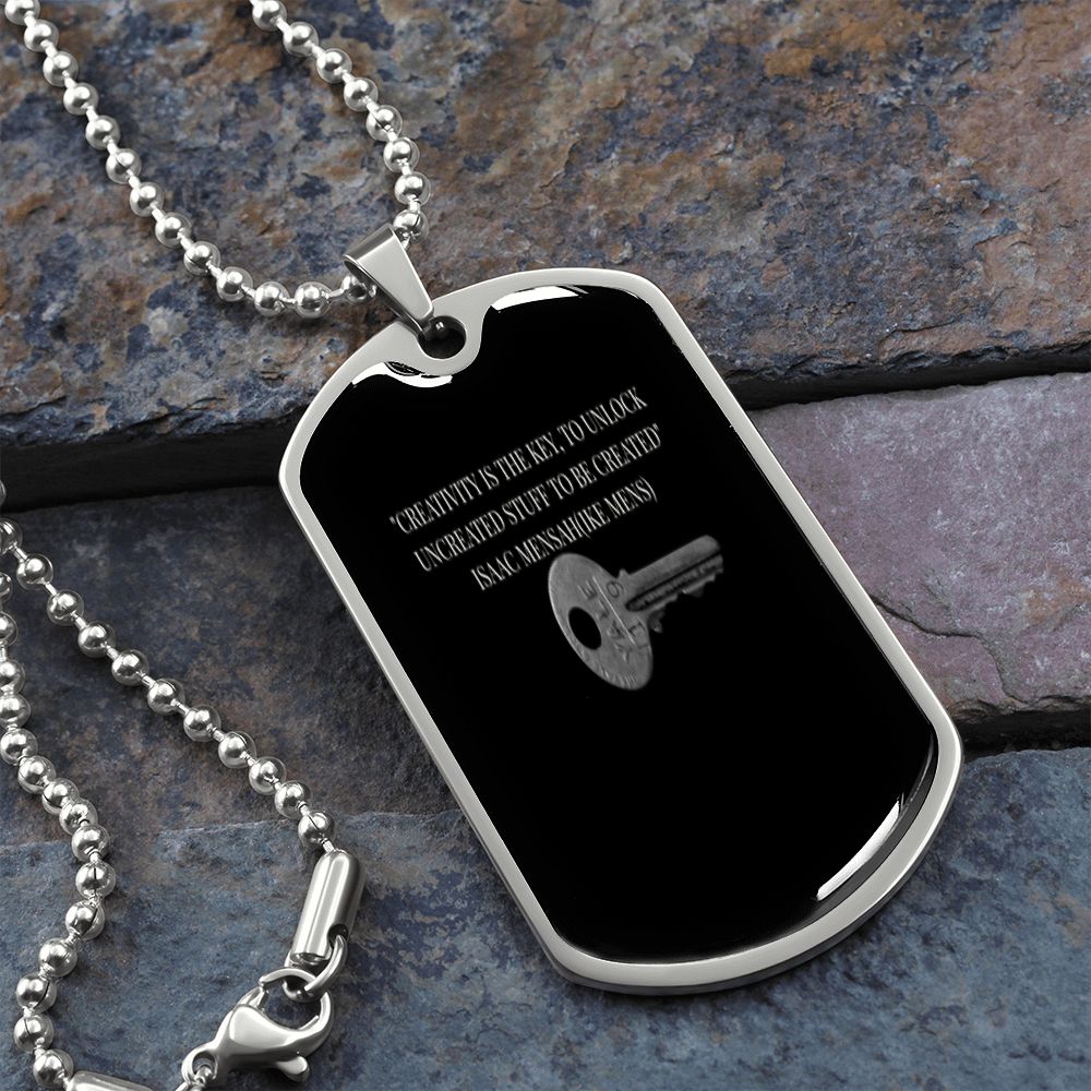 IKE MENS QUOTE MILITARY CHAIN