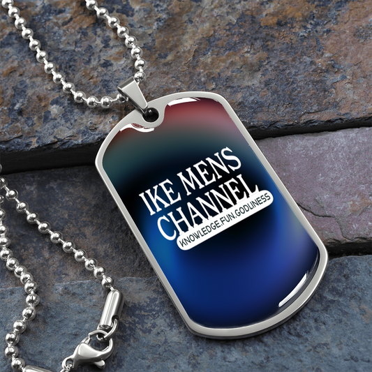 IKE MENS CHANNEL Military Necklace