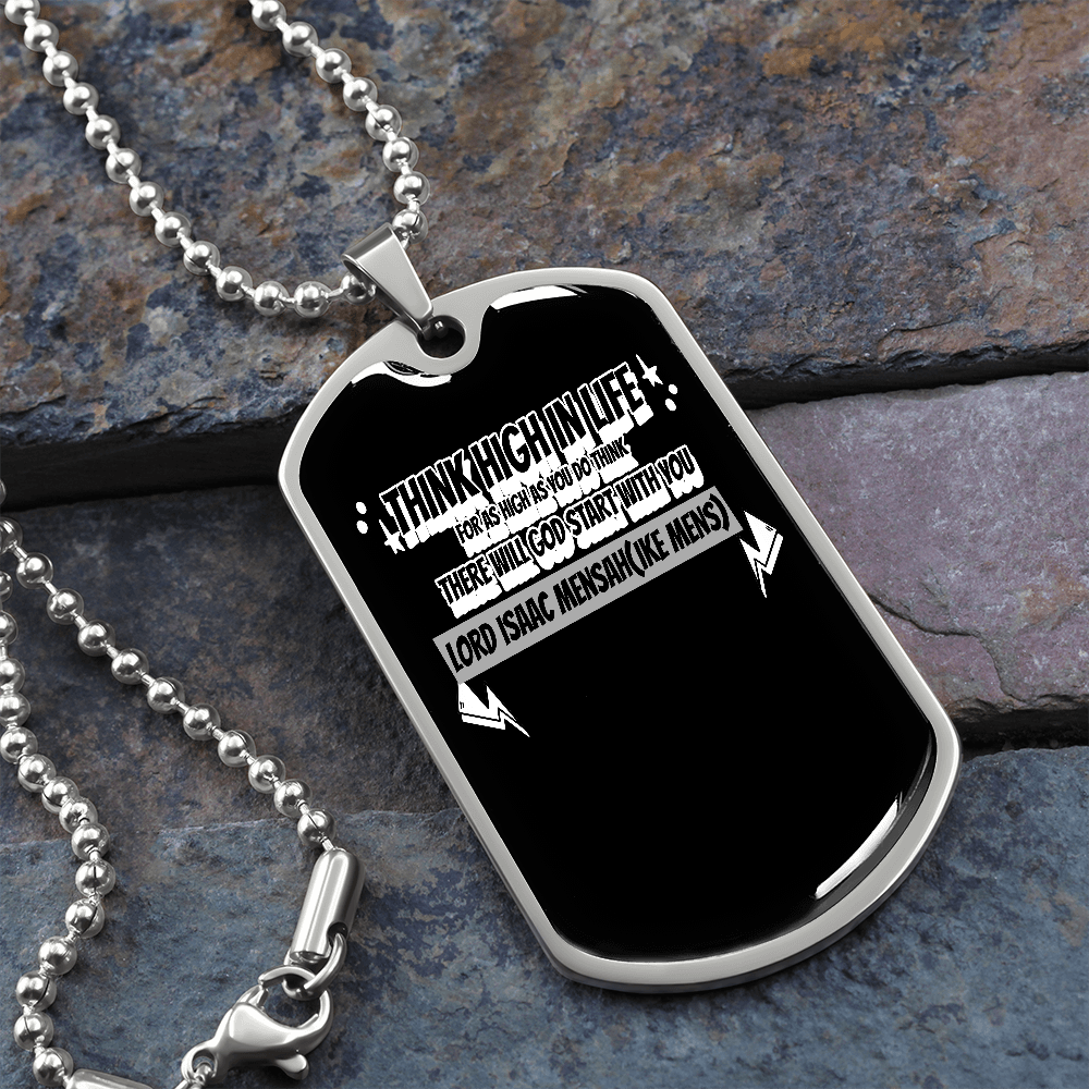 IKE MENS Quote Military Chain