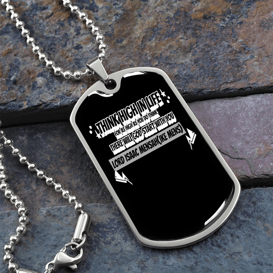 IKE MENS Quote Military Chain