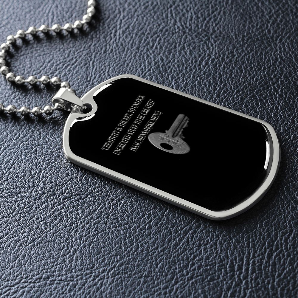 IKE MENS QUOTE MILITARY CHAIN