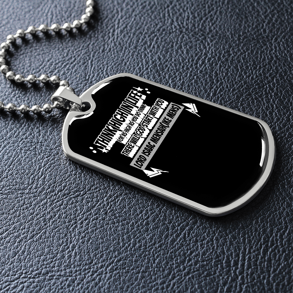 IKE MENS Quote Military Chain