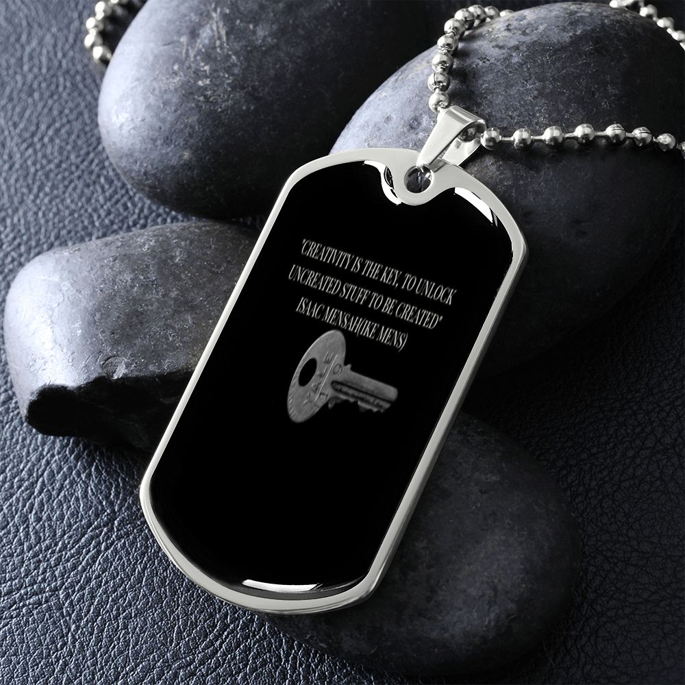 IKE MENS QUOTE MILITARY CHAIN
