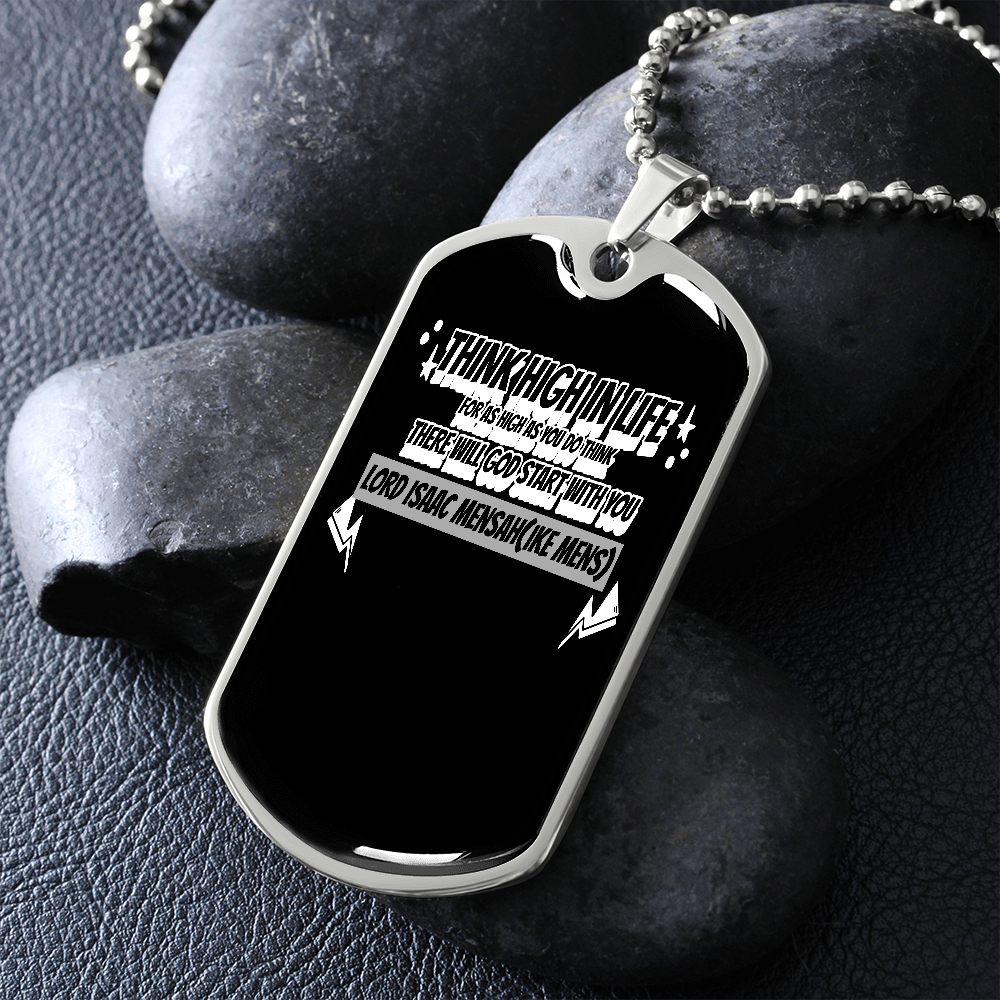 IKE MENS Quote Military Chain