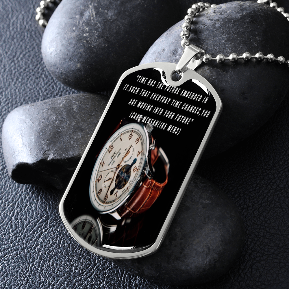 IKE MENS Quote Military Chain