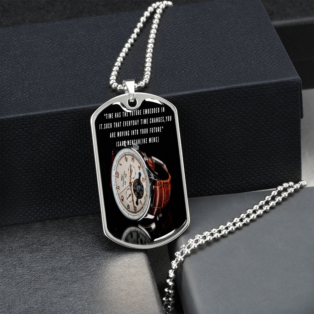 IKE MENS Quote Military Chain
