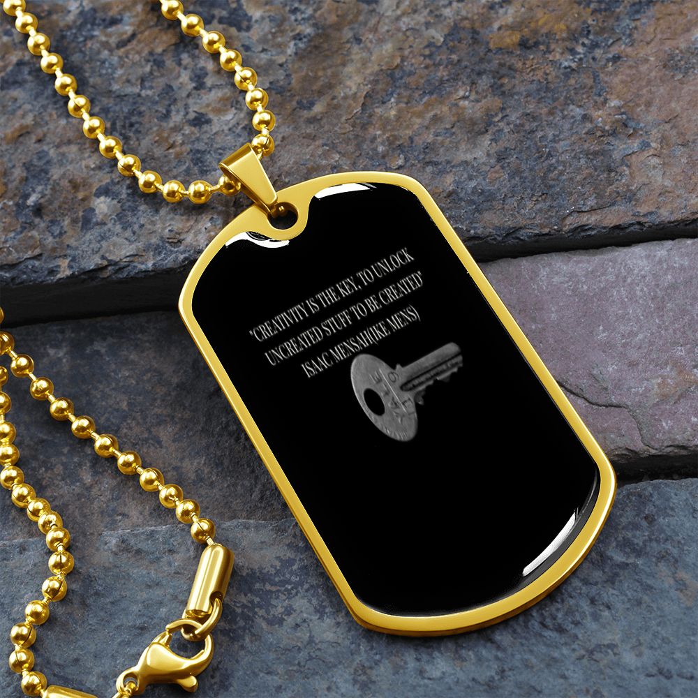 IKE MENS QUOTE MILITARY CHAIN