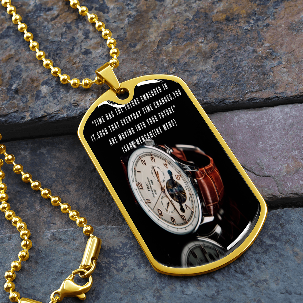 IKE MENS Quote Military Chain