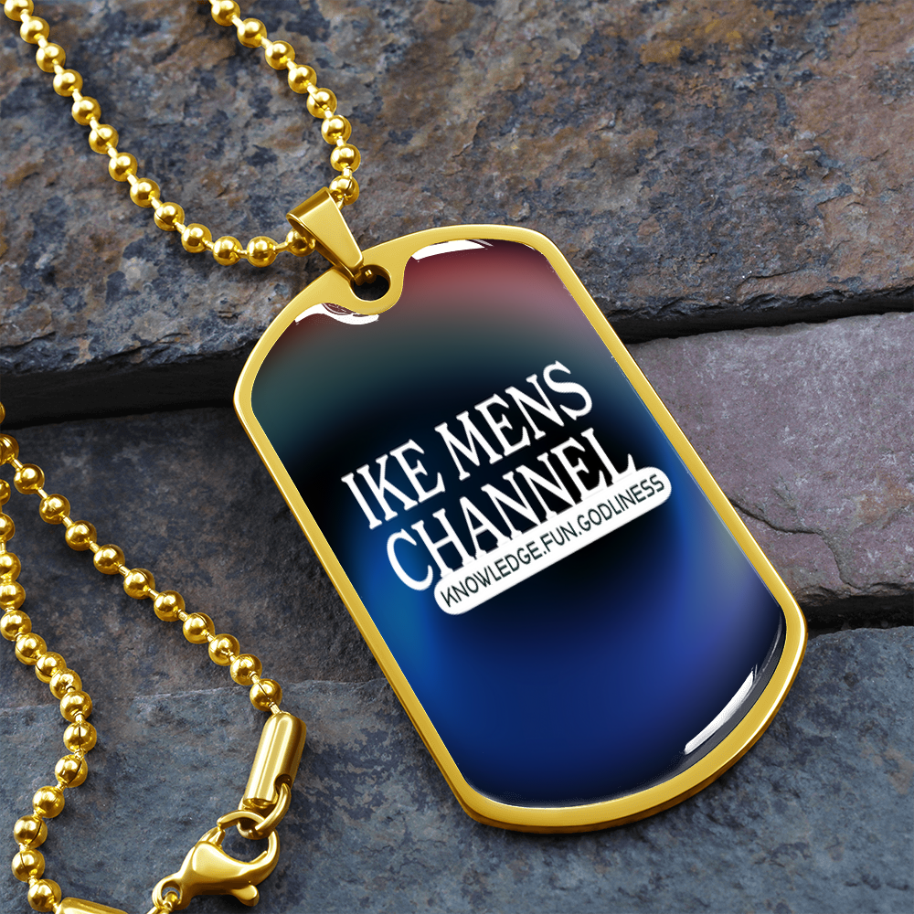 IKE MENS CHANNEL Military Necklace
