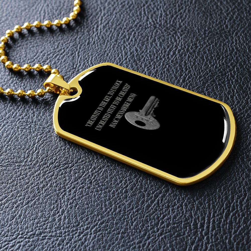 IKE MENS QUOTE MILITARY CHAIN
