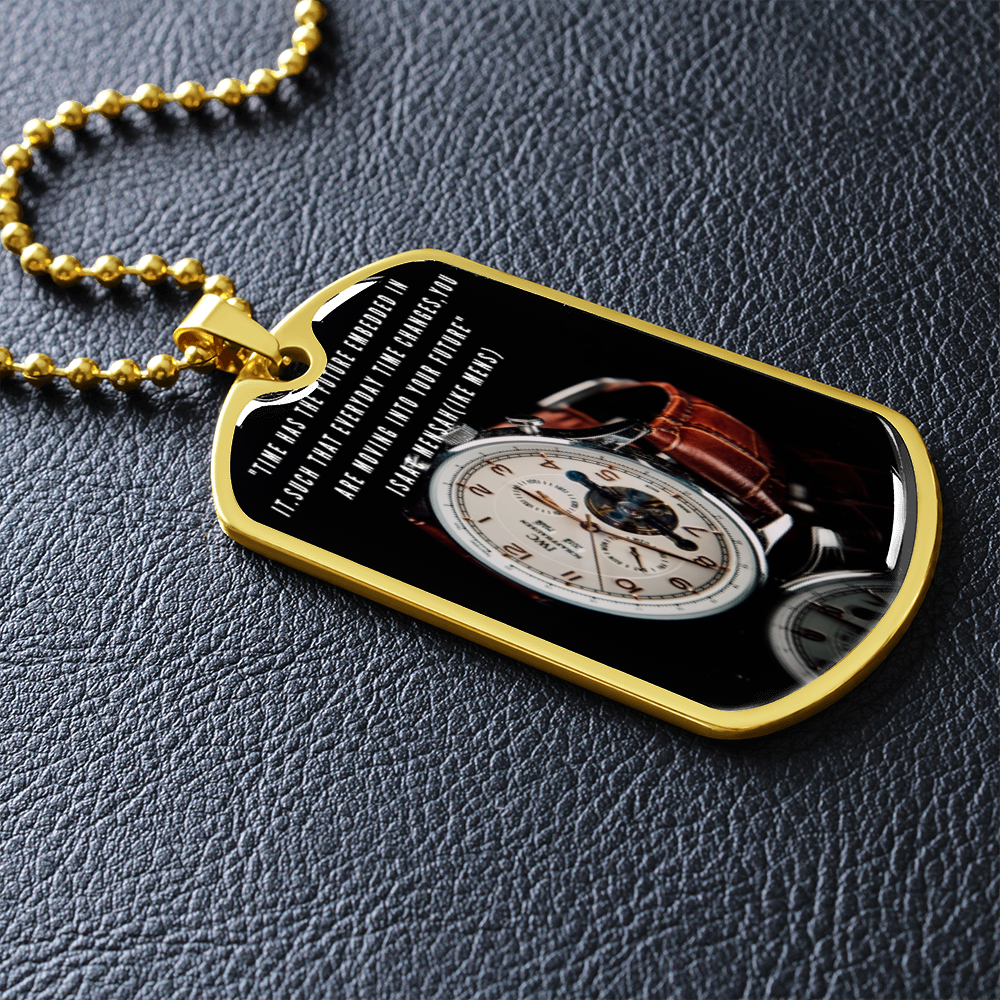 IKE MENS Quote Military Chain