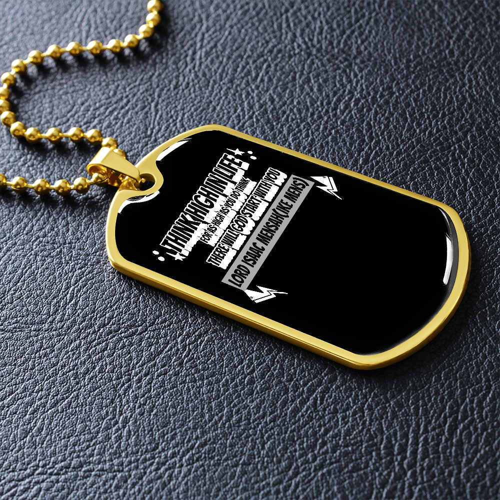 IKE MENS Quote Military Chain
