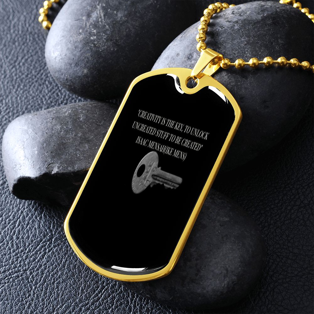 IKE MENS QUOTE MILITARY CHAIN