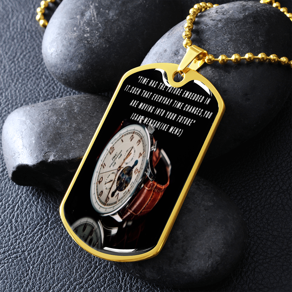 IKE MENS Quote Military Chain