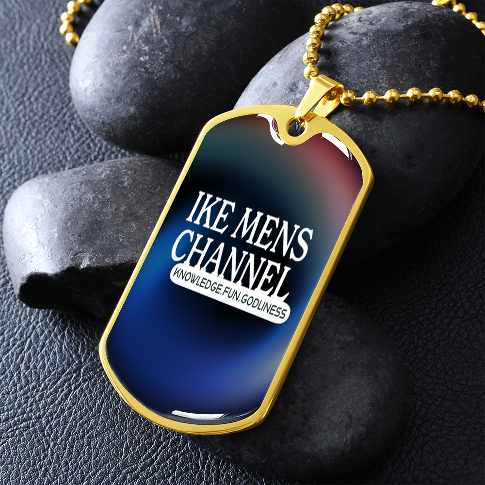 IKE MENS CHANNEL Military Necklace