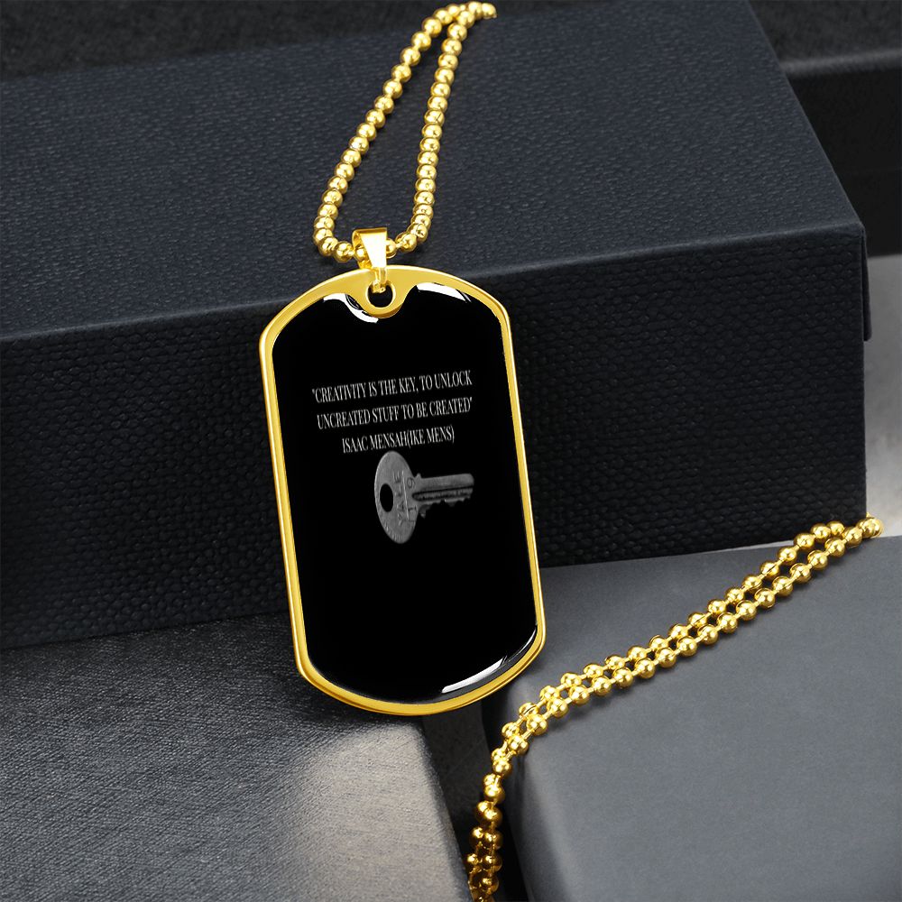 IKE MENS QUOTE MILITARY CHAIN