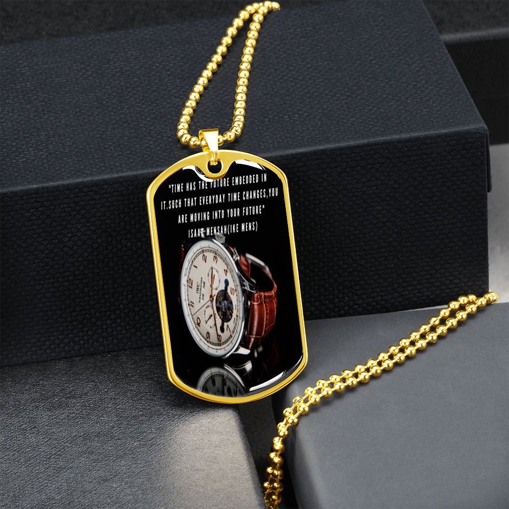 IKE MENS Quote Military Chain
