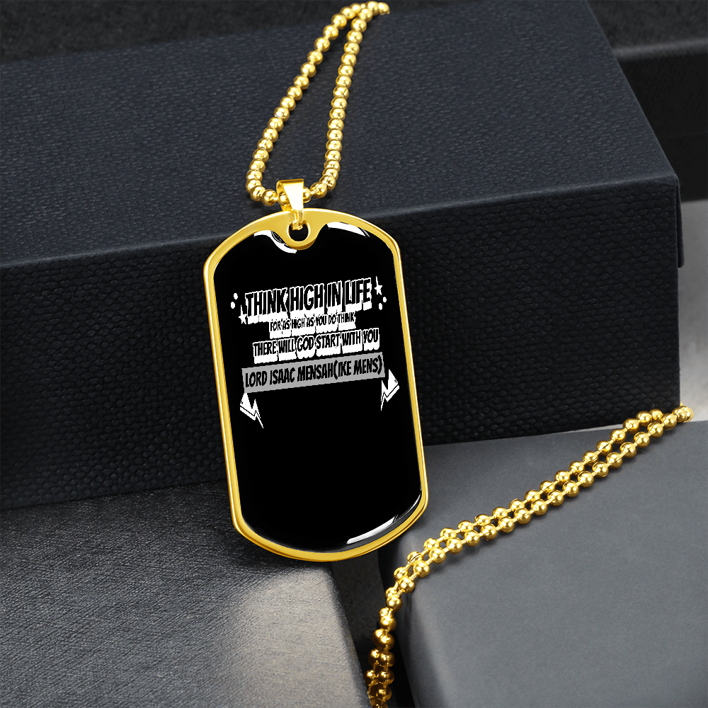 IKE MENS Quote Military Chain