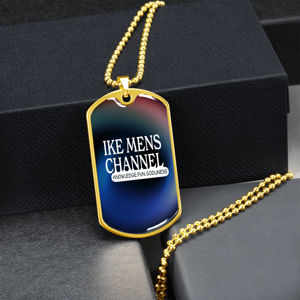 IKE MENS CHANNEL Military Necklace