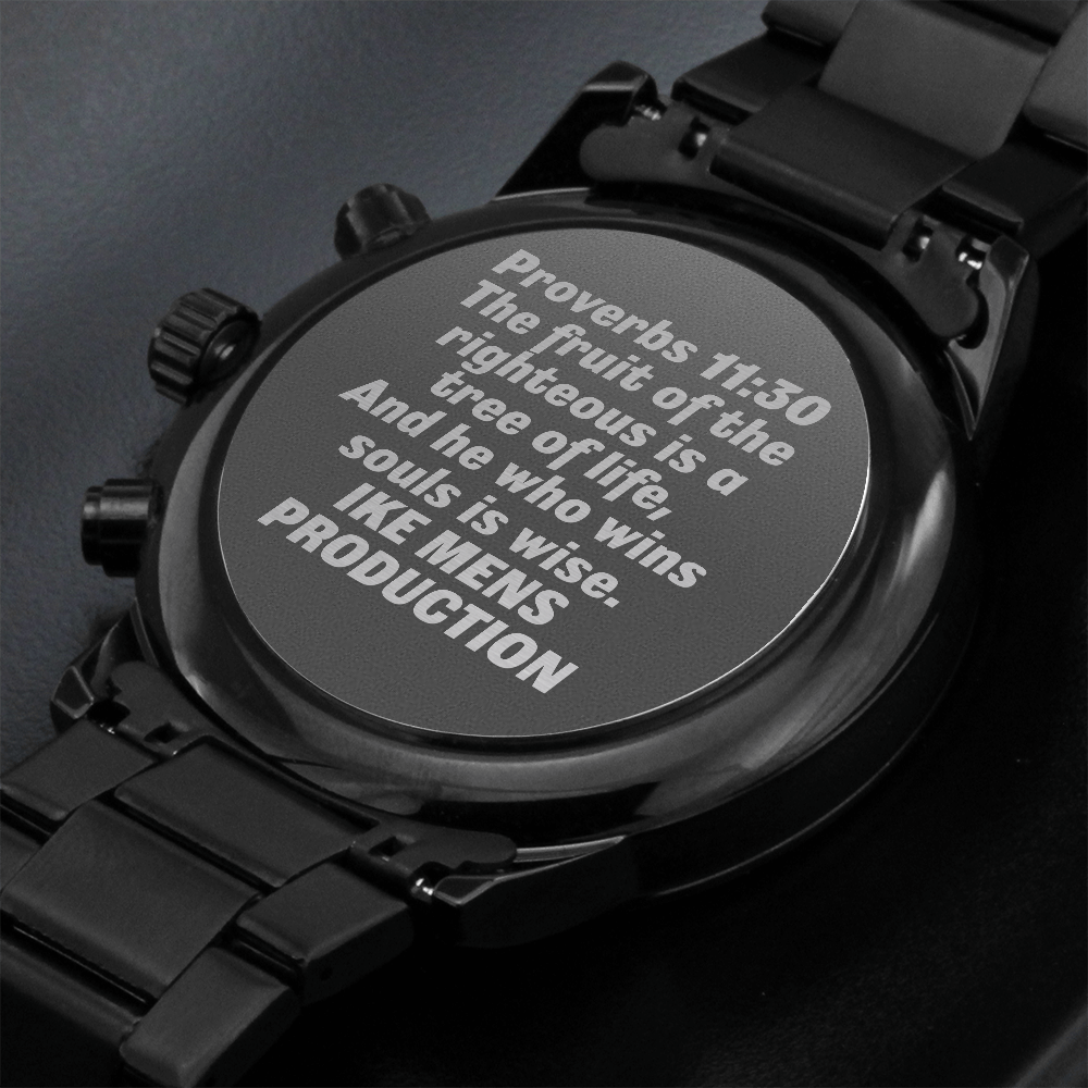 Proverbs Engraved Watch(IKE MENS PRODUCTION)