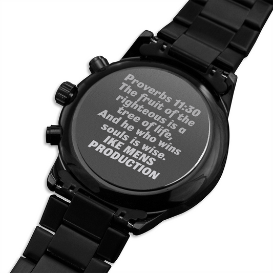 Proverbs Engraved Watch(IKE MENS PRODUCTION)