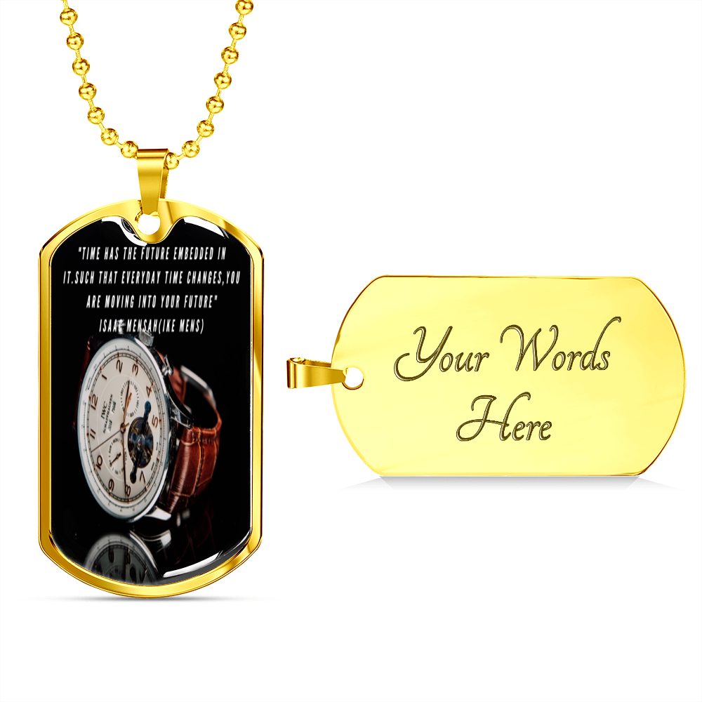 IKE MENS Quote Military Chain