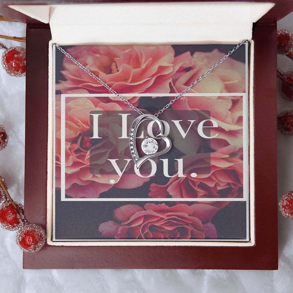 I LOVE YOU FOREVER LOVE NECKLACE