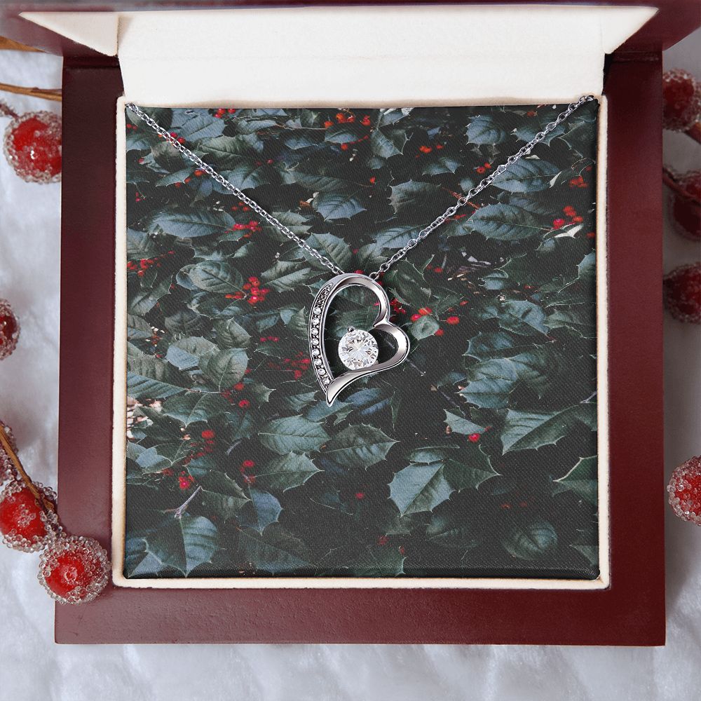 Merry Christmas Forever Love Necklace