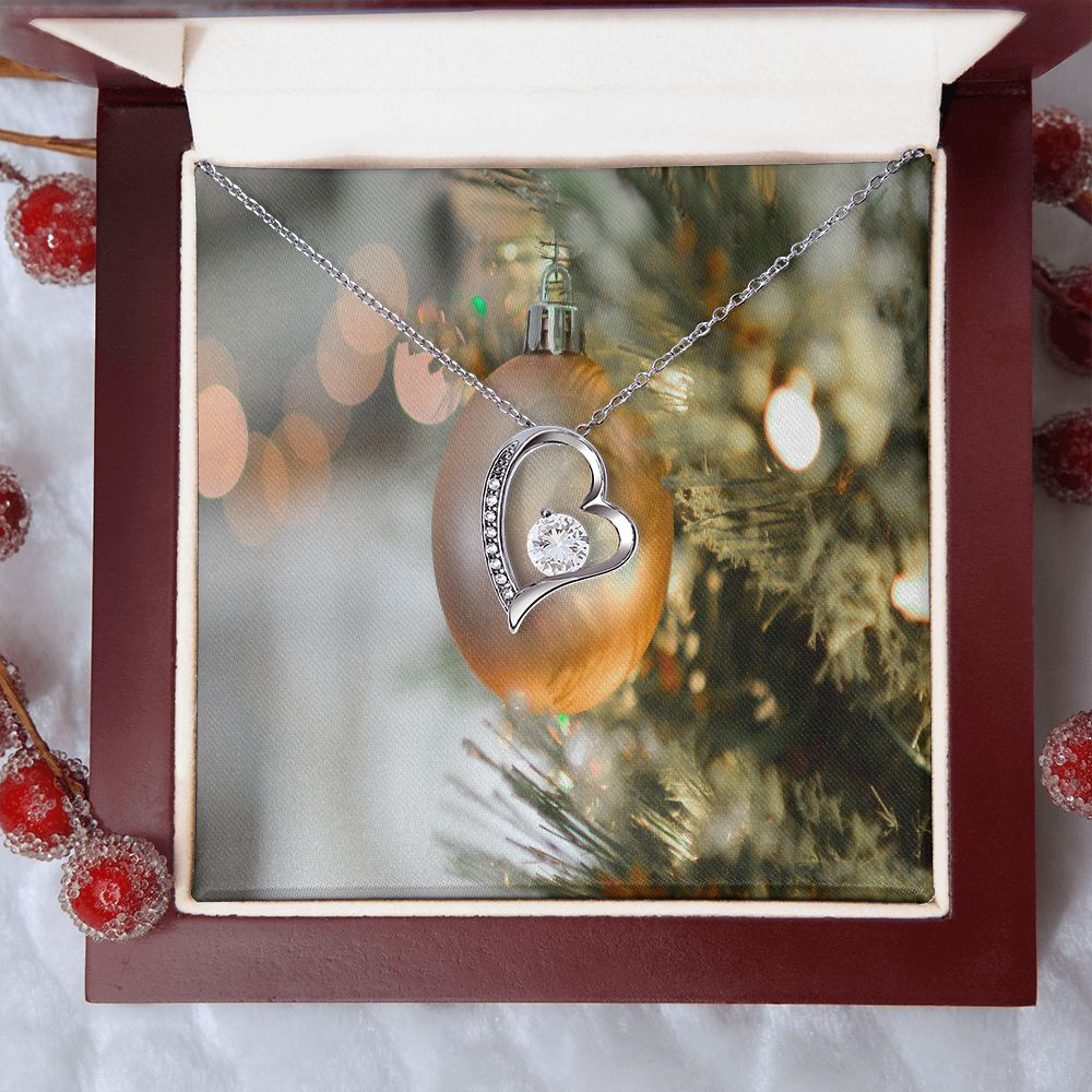 Merry Christmas Forever Love Necklace