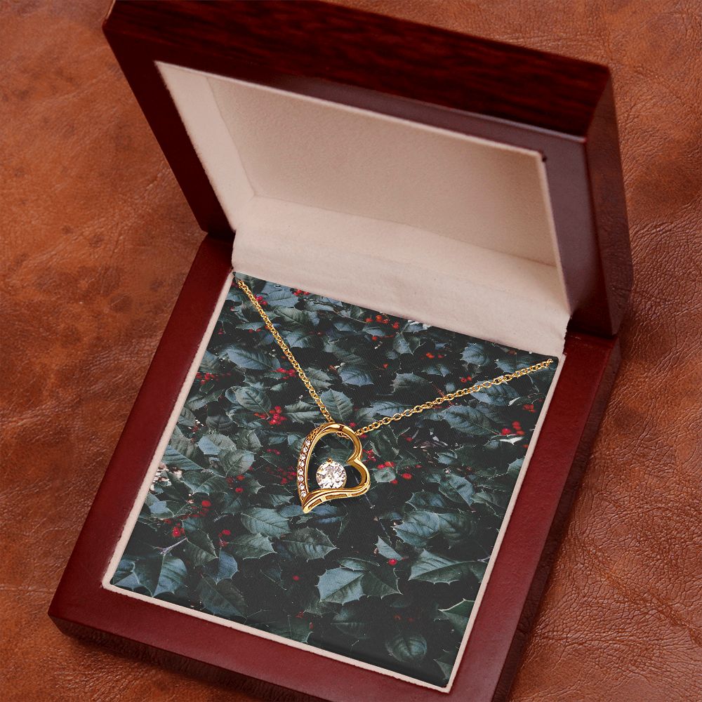 Merry Christmas Forever Love Necklace