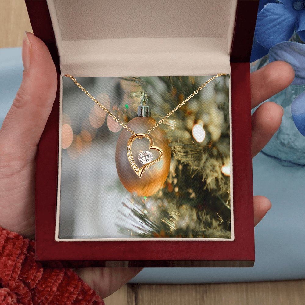 Merry Christmas Forever Love Necklace