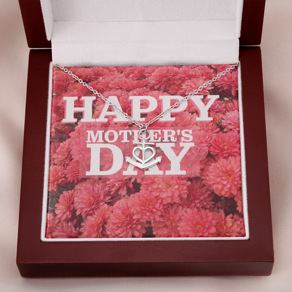 Happy Mother's Day Anchor Necklace