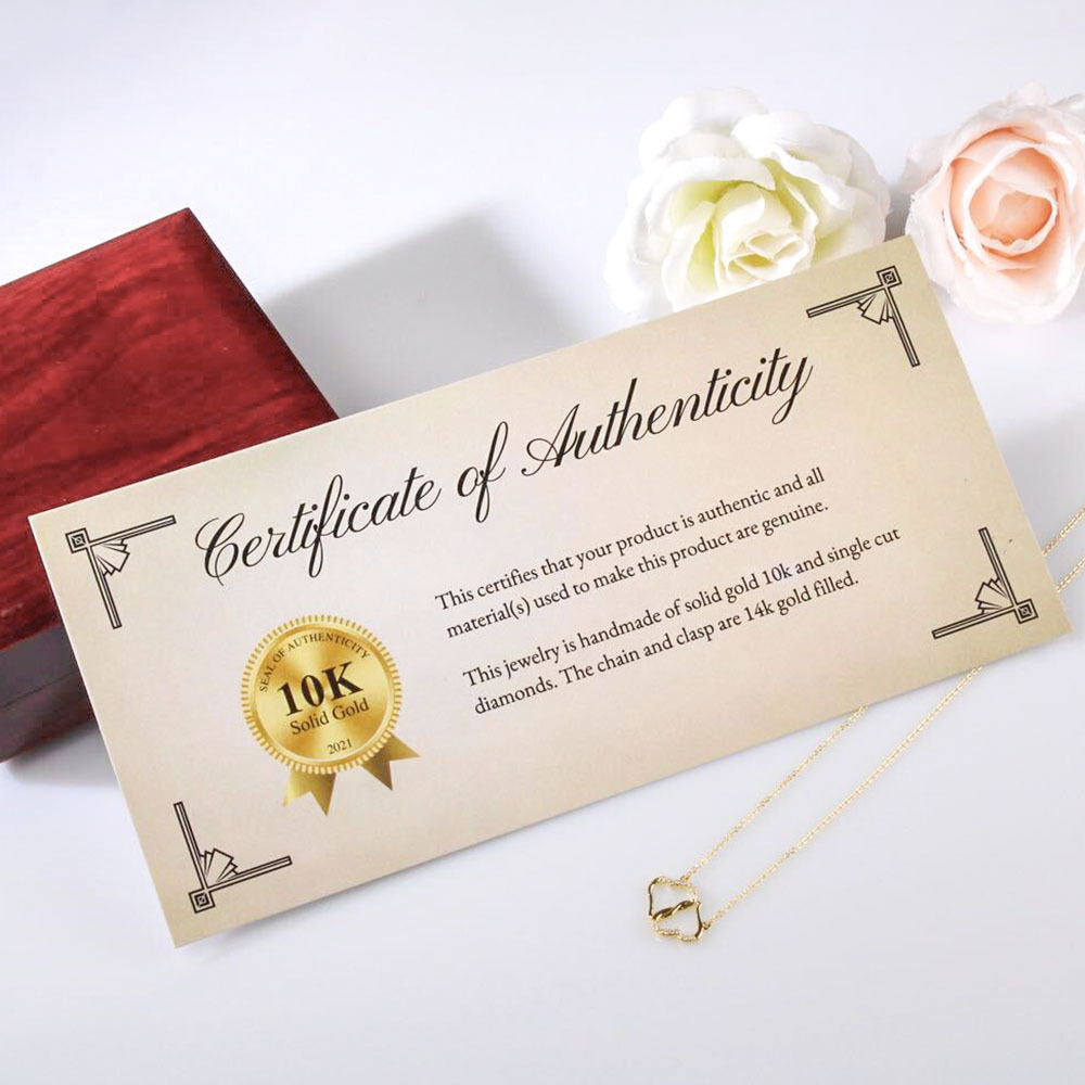 Everlasting Love Necklace in Scripture Collage
