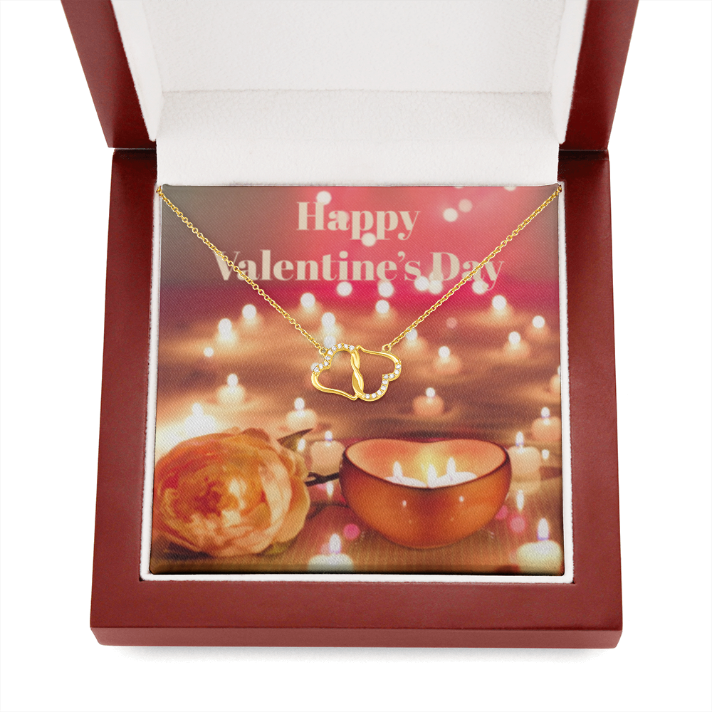 Happy Valentine's Day Everlasting Love Necklace