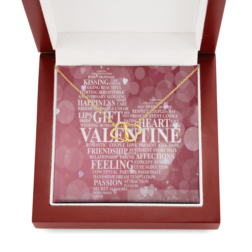 Happy Valentine's Day Everlasting Love Necklace
