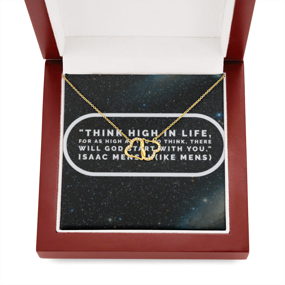 IKE MENS QUOTE EVERLASTING LOVE NECKLACE